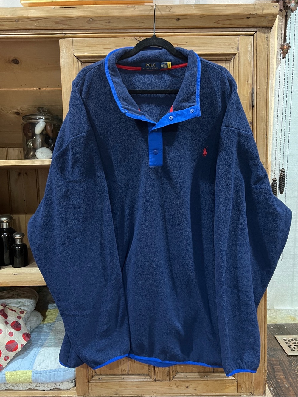 Polo by Ralph Lauren Fleece Snap-T Pullover